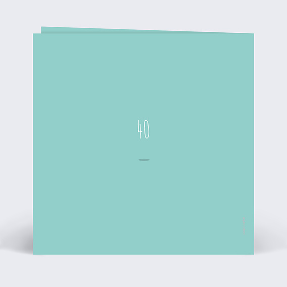 Carte anniversaire Birthday Cake Verso