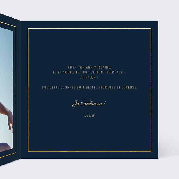 Carte Anniversaire Guinguette Intérieur Droit