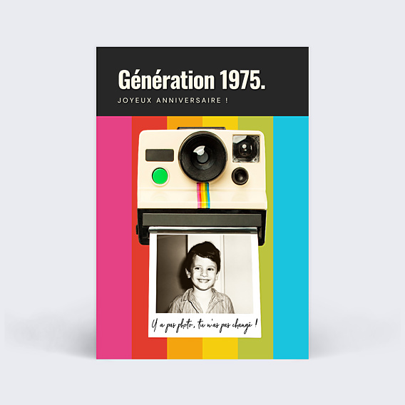 Anniversaire Adulte Appareil Polaroïd