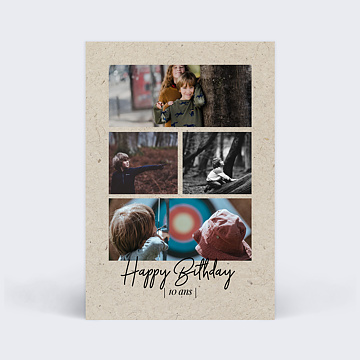 Carte Anniversaire 15 Ans Popcarte