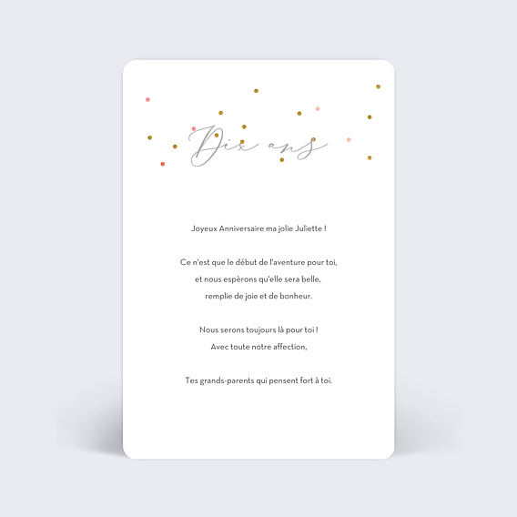 Anniversaire Enfant Milestone Petits Pois