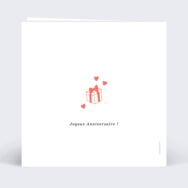 Carte Anniversaire À Très Vite Verso