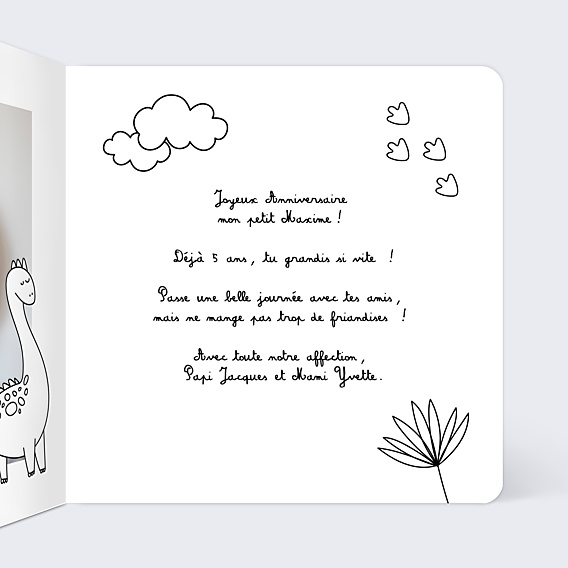 Anniversaire Enfant Coloriage Dinosaure