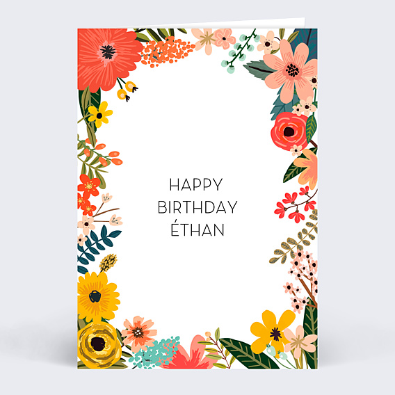 Anniversaire Enfant Bouquet Printanier