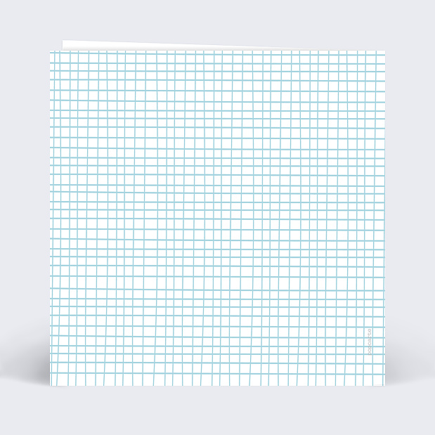 Carte Anniversaire Cahier d'École Verso