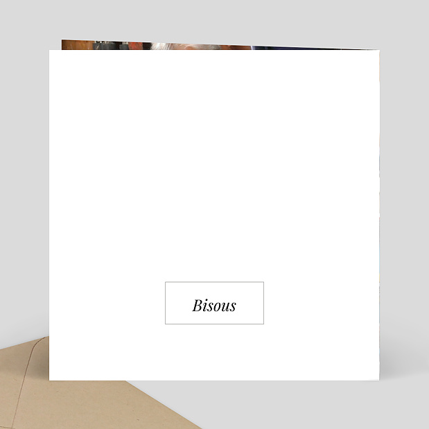 Carte Anniversaire Multiphotos Etiquette Verso