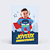 Anniversaire Enfant Drôle de super-héros