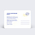 Carte anniversaire adulte Bisous Verso