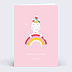Carte anniversaire enfant Licorne Arc-en-ciel