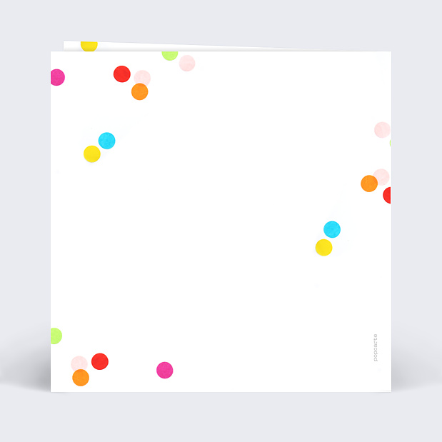 Carte Anniversaire Party 20 Verso