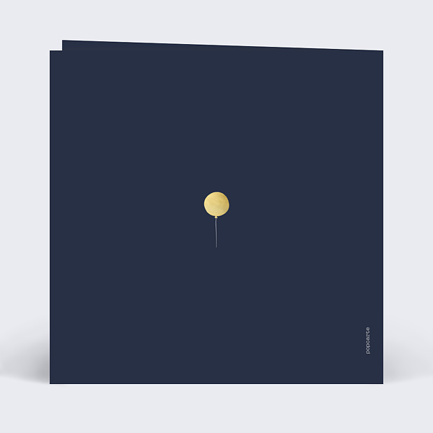 Carte Anniversaire Pretty Ballons Verso