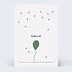 Carte anniversaire enfant Dinosaure et Ballons Verso