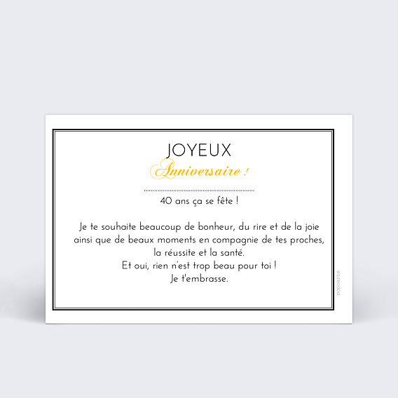 Anniversaire Adulte Champagne