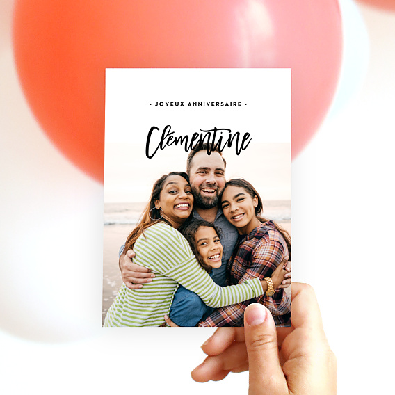 Carte anniversaire Belles Lettres Après 4