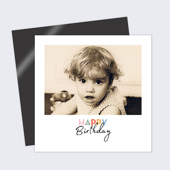 Carte anniversaire Devinette Colorée Après 1