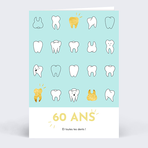 Carte anniversaire Toutes Ses Dents