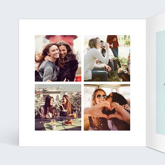 Carte anniversaire Lovely Summer Intérieur Gauche