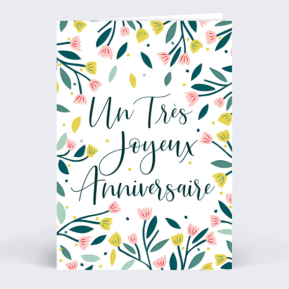 Anniversaire Adulte Floral Atmosphère