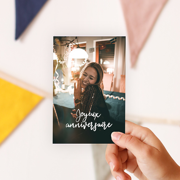 Carte Anniversaire Calligraphie