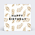 Carte anniversaire adulte Golden Jungle