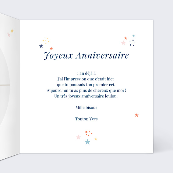 Anniversaire Enfant Petites Étoiles