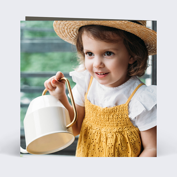 Carte Anniversaire Multiphotos Chic Verso