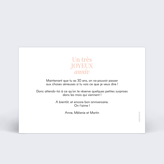 Anniversaire Adulte Joli Multi