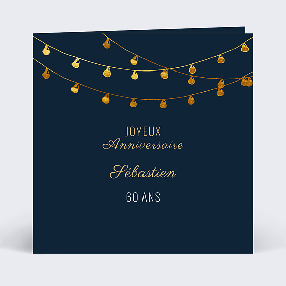 Carte anniversaire Guinguette