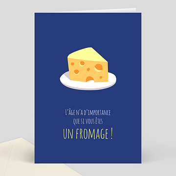 Carte anniversaire adulte Say Cheeese