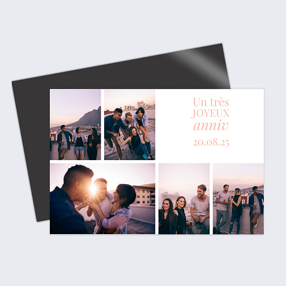 Carte anniversaire Joli Multi