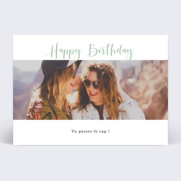 Carte anniversaire adulte Cinematic I