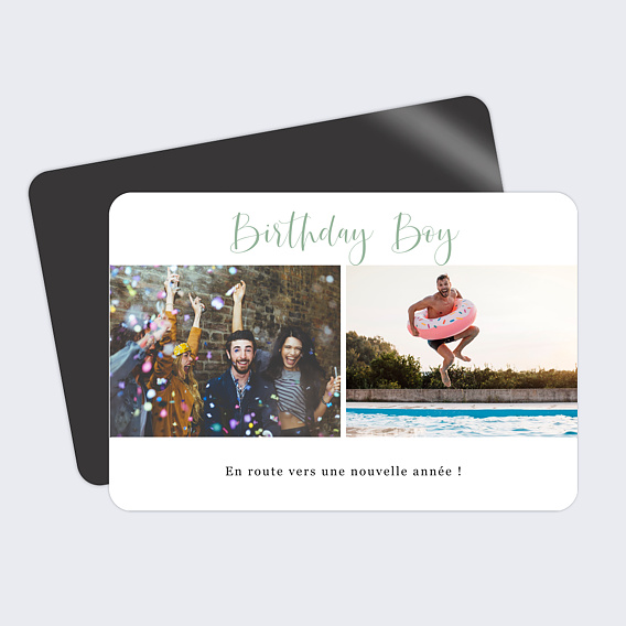 Carte anniversaire Cinematic II