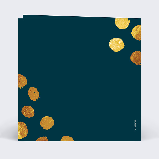 Carte Anniversaire Graphique Chic Verso