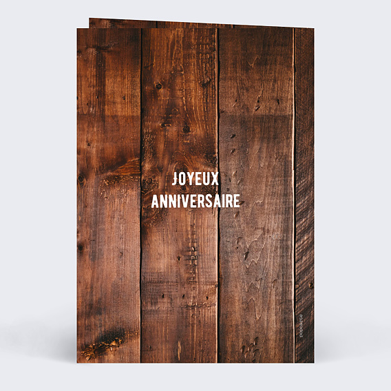 Carte anniversaire Pur Malt Verso