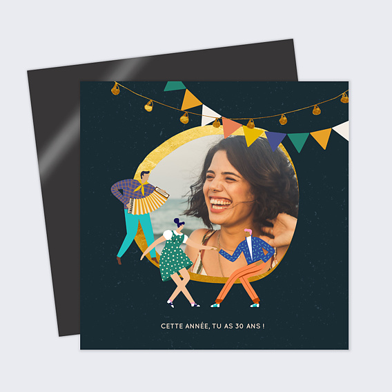 Carte anniversaire Fiesta