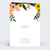 Carte anniversaire enfant Bouquet Printanier Verso