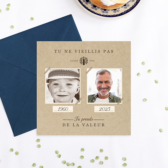 Carte anniversaire Bonne Cuvée Après 4