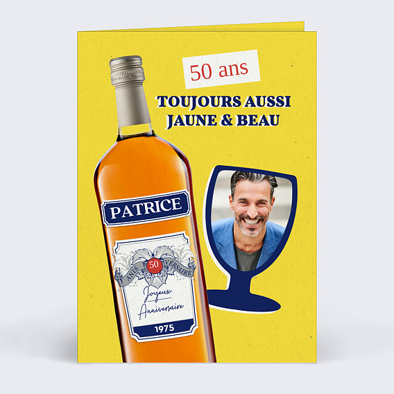 Carte anniversaire Ricard