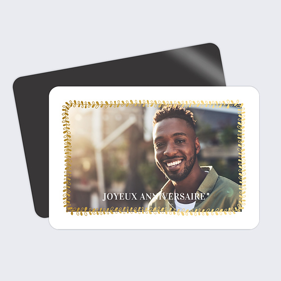 Carte anniversaire Jolies Feuilles