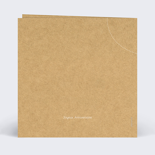 Carte Anniversaire Vadrouille - Bon Pour Verso