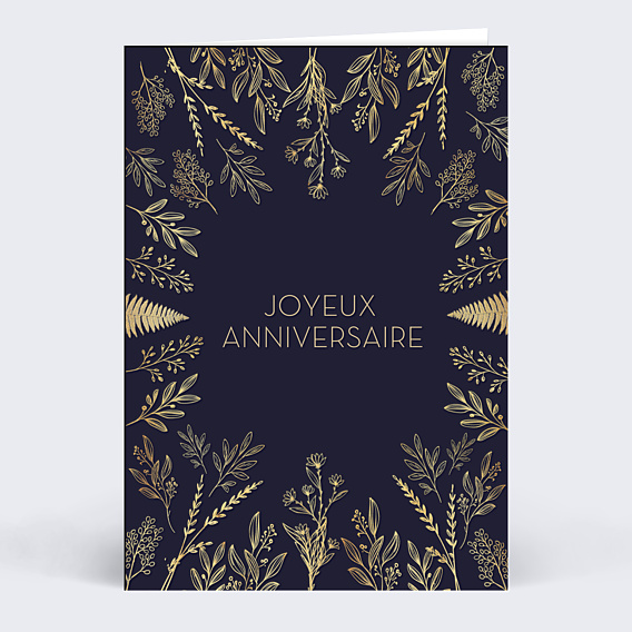 Anniversaire Adulte Élégance Ocre
