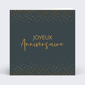 Carte anniversaire adulte Élégance