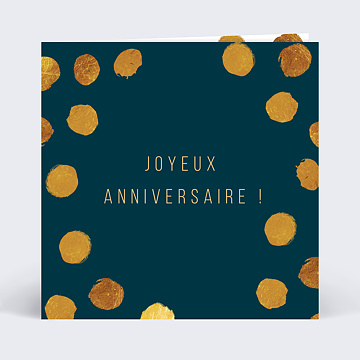 Carte anniversaire adulte Graphique Chic