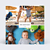 Carte anniversaire enfant Multiphotos Etiquette