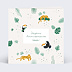 Carte anniversaire enfant Jungle Secrète