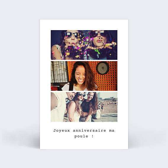 Anniversaire Adulte Polaroid Simple III
