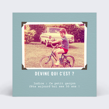 Carte anniversaire adulte Album Photo