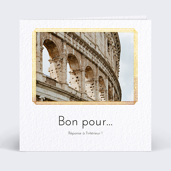 Carte anniversaire Esprit Gatsby - Bon Pour