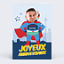 Carte anniversaire enfant Drôle de super-héros