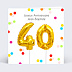 Carte anniversaire Party 40